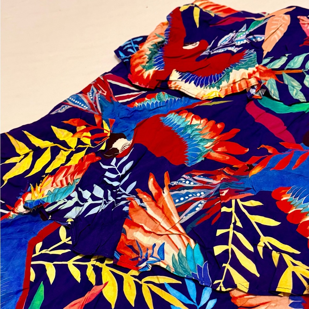 FARM Rio x Anthropologie Fatima Tiered Parrot Skirt - Picture 4 of 6